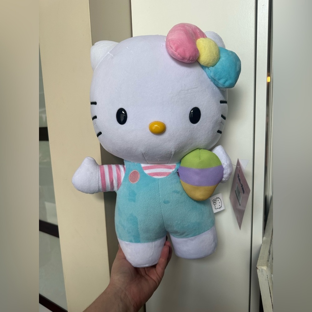 Hello Kitty Plush Greeter with Pastel Outfit